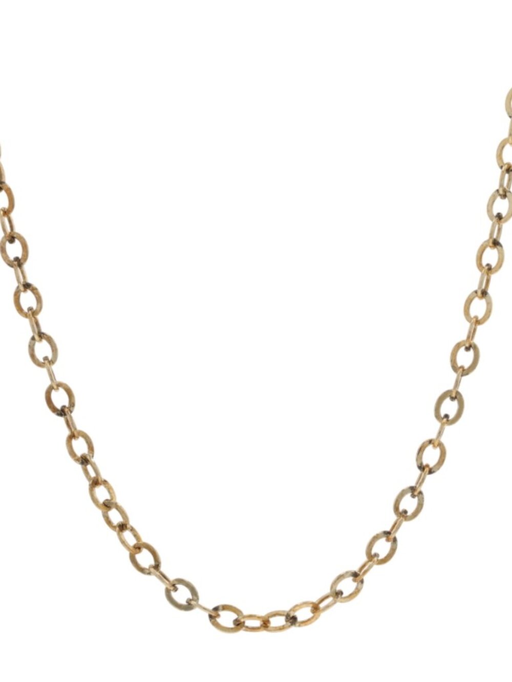 Yellow Gold Cable Chain Necklace 18 1/4" - 14k